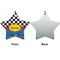 Racing Car Ceramic Flat Ornament - Star Front & Back (APPROVAL)