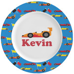 Racing Car Ceramic Dinner Plates (Set of 4)