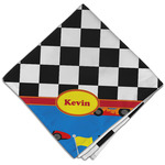 Racing Car Cloth Dinner Napkin - Single w/ Name or Text