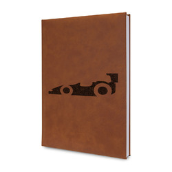 Racing Car Leatherette Journal - Double Sided (Personalized)
