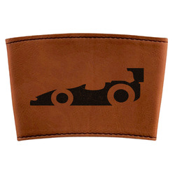 Racing Car Leatherette Cup Sleeve