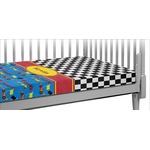 Racing Car Crib Fitted Sheet (Personalized)