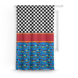 Racing Car Curtain Panel - Custom Size