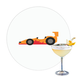 Racing Car Printed Drink Topper - 3.25"