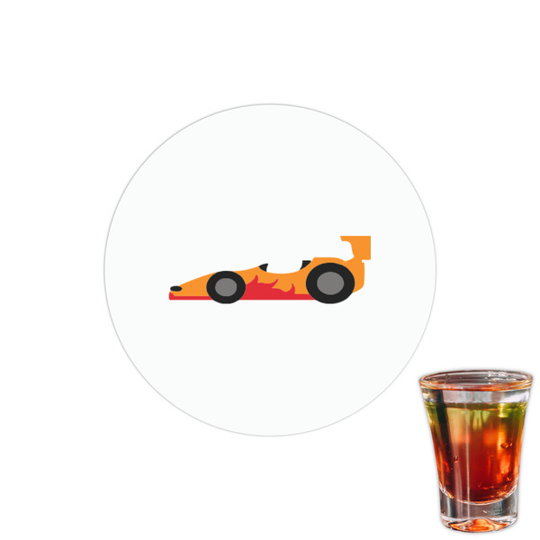 Custom Racing Car Printed Drink Topper - 1.5"