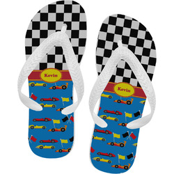 Racing Car Flip Flops - Small (Personalized)
