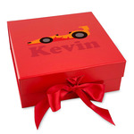 Racing Car Gift Box with Magnetic Lid - Red