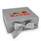 Racing Car Gift Boxes with Magnetic Lid - Silver - Front