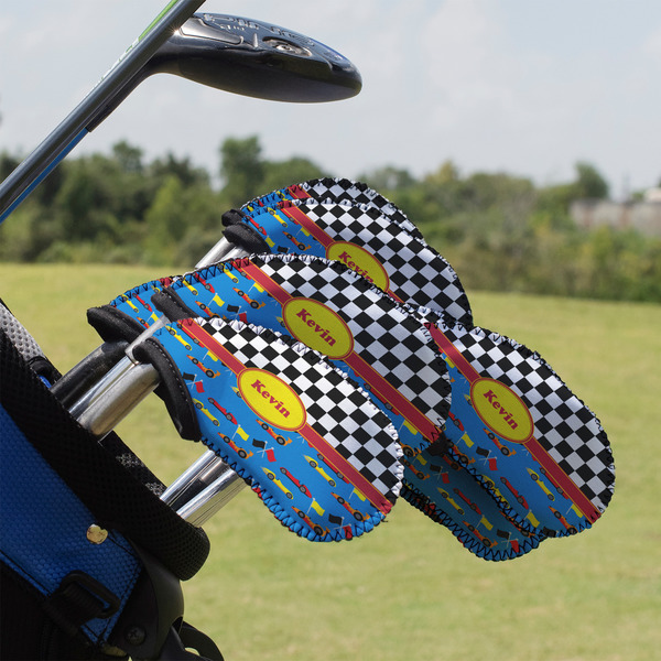 Custom Racing Car Golf Club Iron Cover - Set of 9 (Personalized)