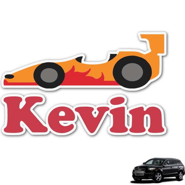 Custom Racing Car Graphic Car Decal (Personalized)