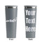 Racing Car Grey RTIC Everyday Tumbler - 28 oz. - Front and Back