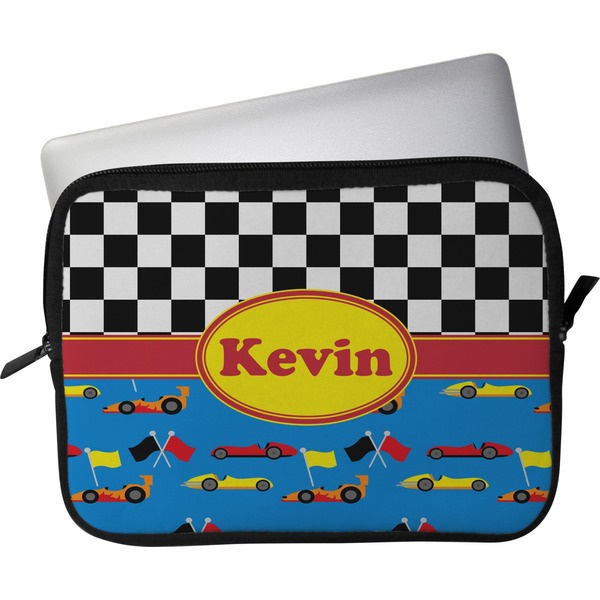 Custom Racing Car Laptop Sleeve / Case - 15" (Personalized)