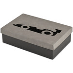 Racing Car Large Gift Box w/ Engraved Leather Lid