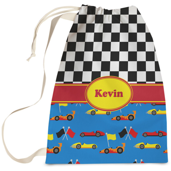 Custom Racing Car Laundry Bag - Large (Personalized)