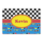 Racing Car Large Rectangle Car Magnet (Personalized)