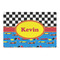 Racing Car Large Rectangle Car Magnets- Front/Main/Approval