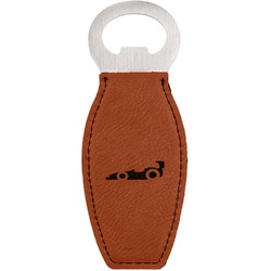 Racing Car Leatherette Bottle Opener