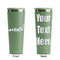 Racing Car Light Green RTIC Everyday Tumbler - 28 oz. - Front and Back