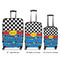 Racing Car Luggage Bags all sizes - With Handle