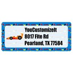 Racing Car Return Address Labels (Personalized)