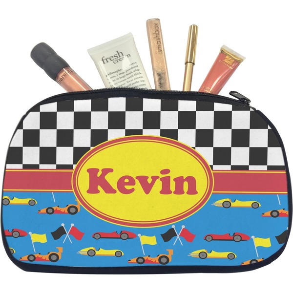 Custom Racing Car Makeup / Cosmetic Bag - Medium (Personalized)