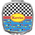 Racing Car Compact Makeup Mirror (Personalized)