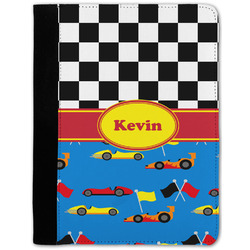 Racing Car Notebook Padfolio - Medium w/ Name or Text