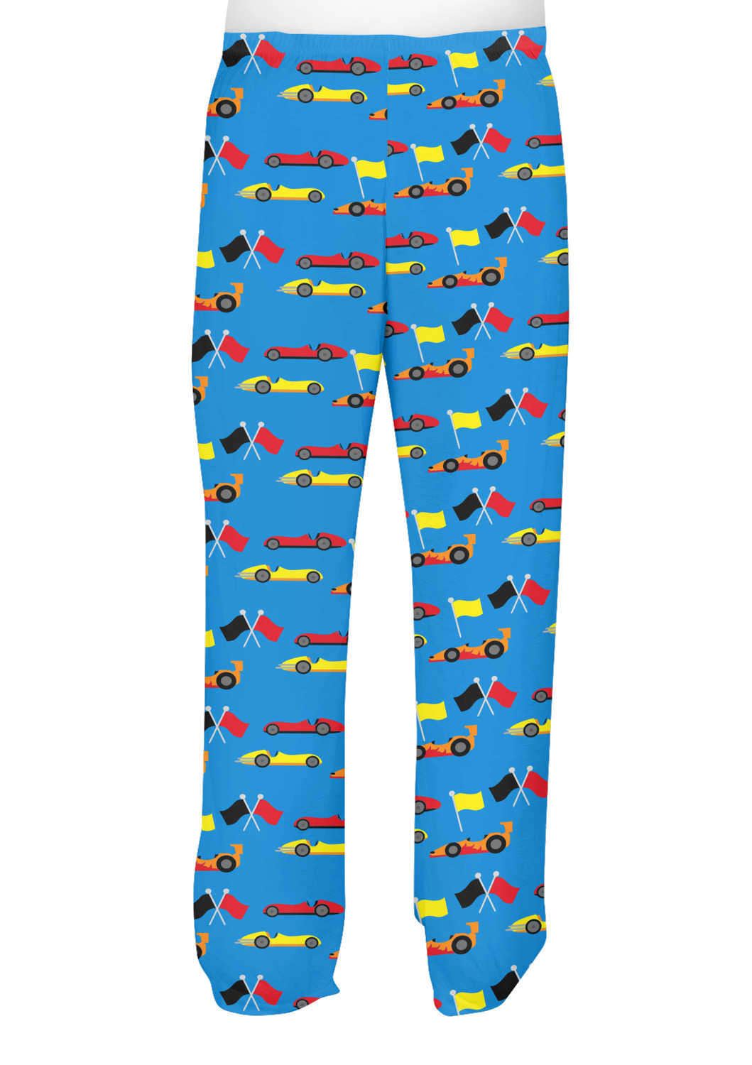 Racing Car Design Custom Mens Pajama Pants