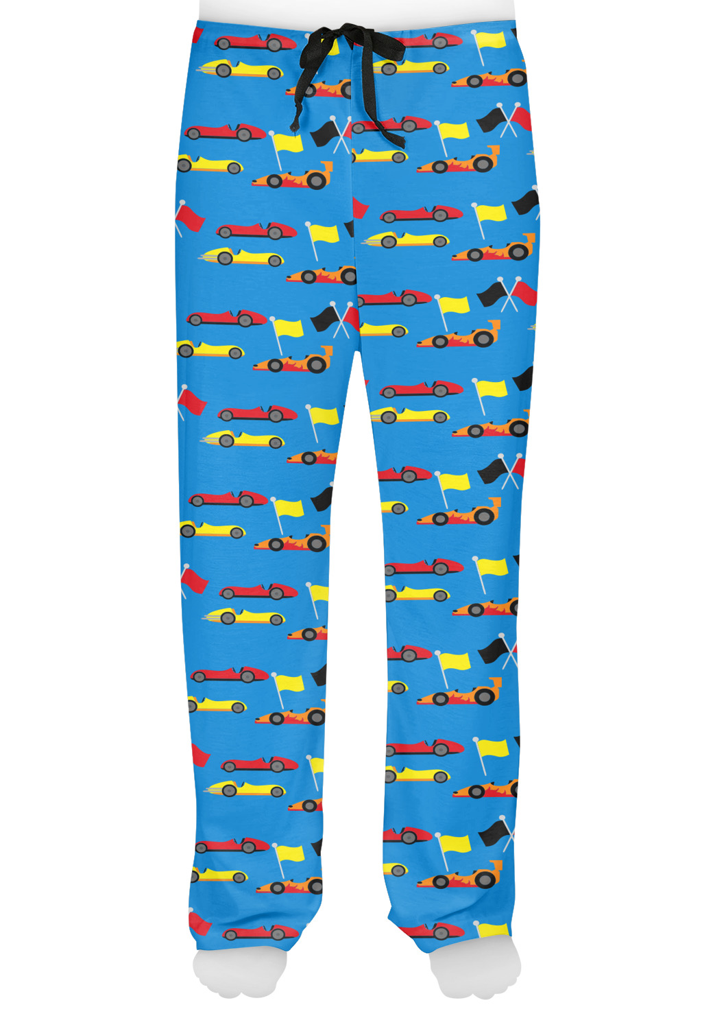 Racing Car Design Custom Mens Pajama Pants