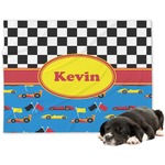 Racing Car Dog Blanket - Large (Personalized)