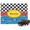 Racing Car Microfleece Dog Blanket - Large