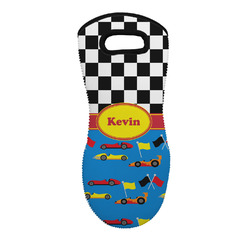 Racing Car Neoprene Oven Mitt w/ Name or Text