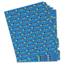 Racing Car Binder Tab Divider - Set of 5 (Personalized)