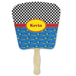 Racing Car Paper Fan (Personalized)