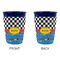 Racing Car Party Cup Sleeves - without bottom - Approval