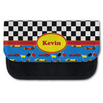 Racing Car Canvas Pencil Case w/ Name or Text