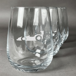 Racing Car Stemless Wine Glasses (Set of 4)