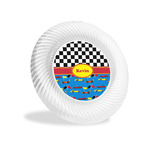 Racing Car Plastic Party Appetizer & Dessert Plates - 6" (Personalized)