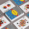 Racing Car Playing Cards - Front & Back View