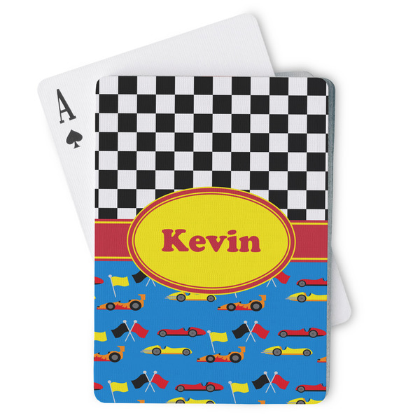 Custom Racing Car Playing Cards (Personalized)