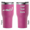 Racing Car RTIC Tumbler - Magenta - Double Sided - Front & Back