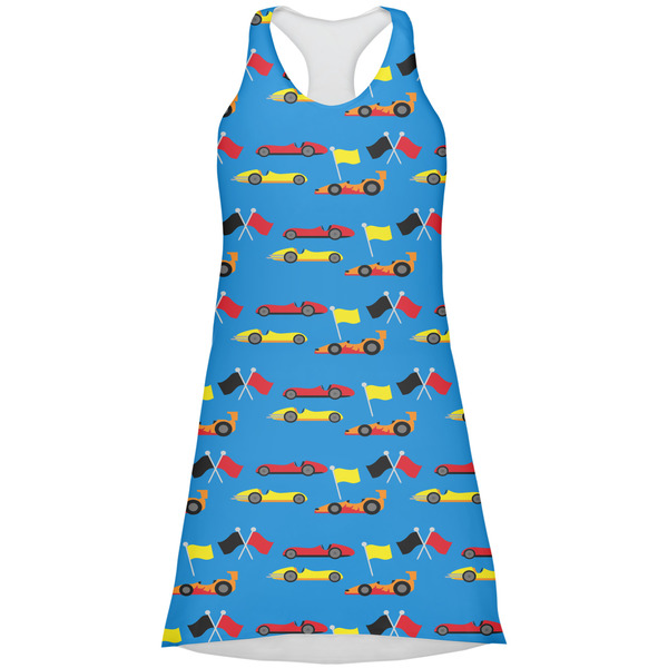 Custom Racing Car Racerback Dress - Medium