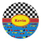 Racing Car Round Paper Coaster - Approval