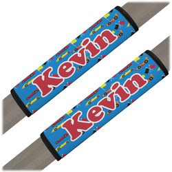 Racing Car Seat Belt Covers (Set of 2) (Personalized)