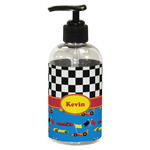 Racing Car Plastic Soap / Lotion Dispenser (8 oz - Small - Black) (Personalized)