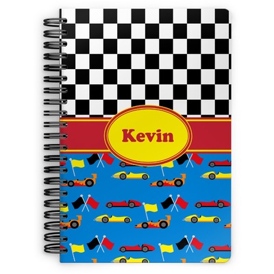 Custom Racing Car Spiral Notebook (Personalized) | YouCustomizeIt