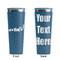 Racing Car Steel Blue RTIC Everyday Tumbler - 28 oz. - Front and Back