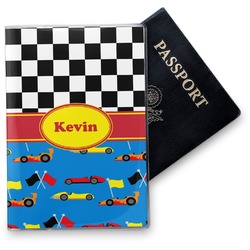 Racing Car Vinyl Passport Holder (Personalized)