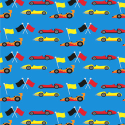 Racing Car Wallpaper & Surface Covering (Water Activated 24"x 24" Sample)