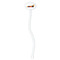 Racing Car White Plastic 7" Stir Stick - Oval - Single Stick